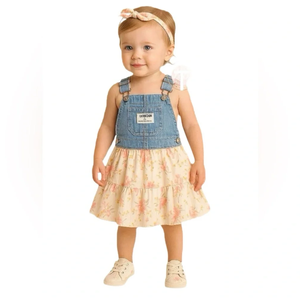 OshKosh B'gosh Baby 6 Month Dress Overall New With Tags